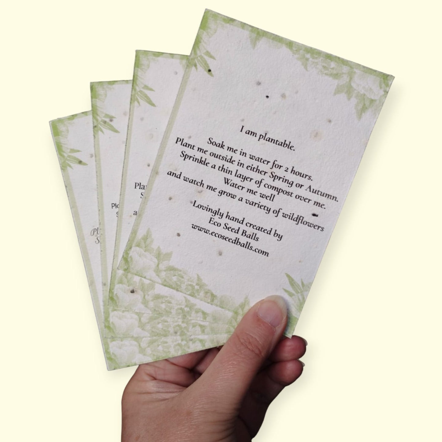 Plantable invitations