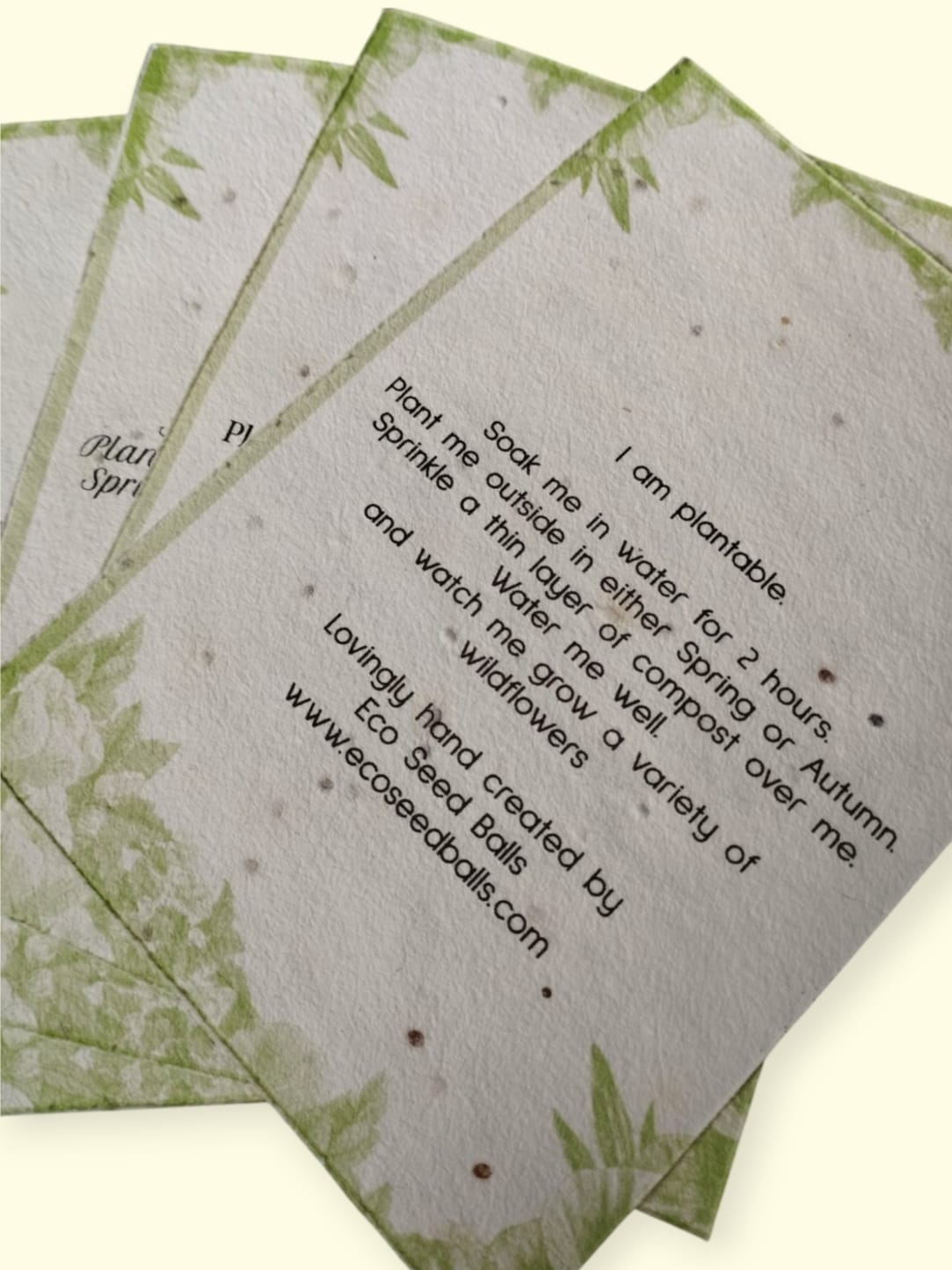 Plantable invitations