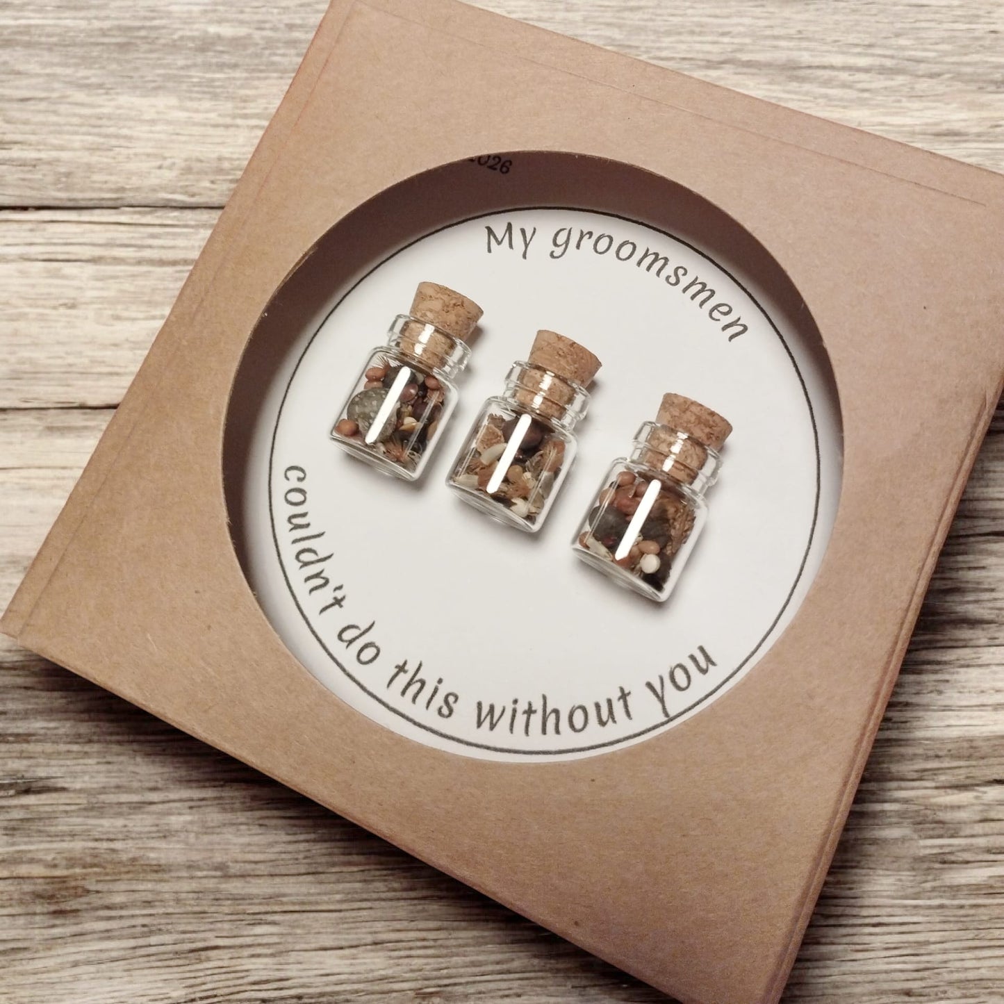 Personalised Table Favours