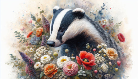 Plantable Puzzle 44 pieces BADGER