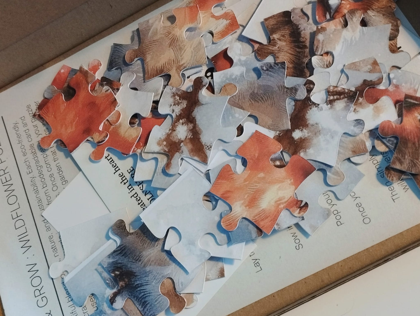 Plantable Puzzle Christmas Robin