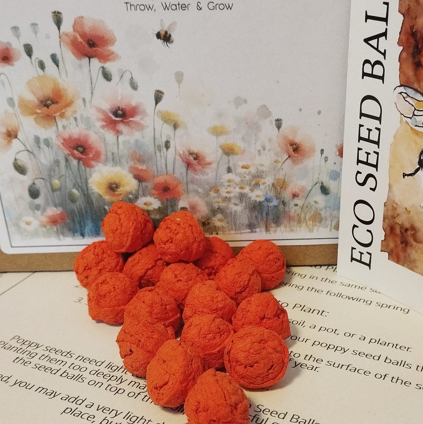Eco Seed Balls Poppy