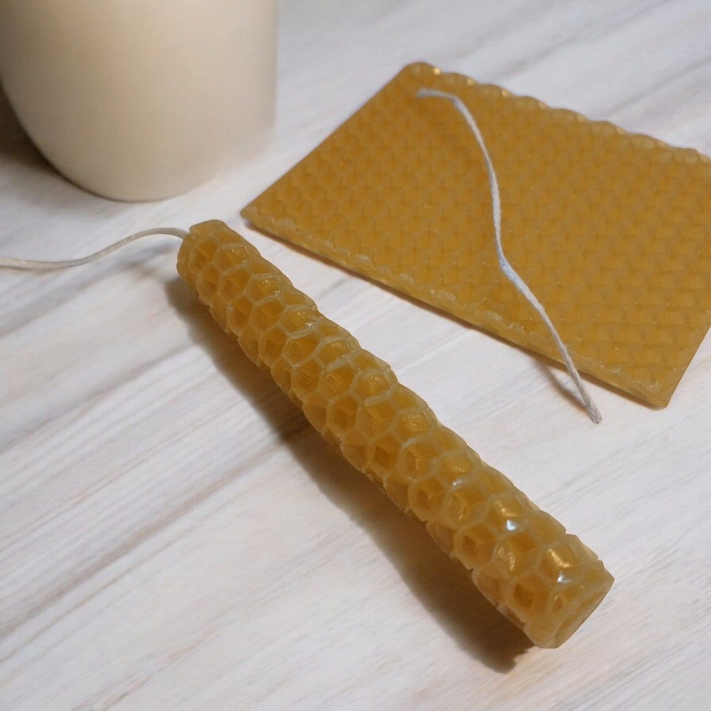 Make your own beeswax candles