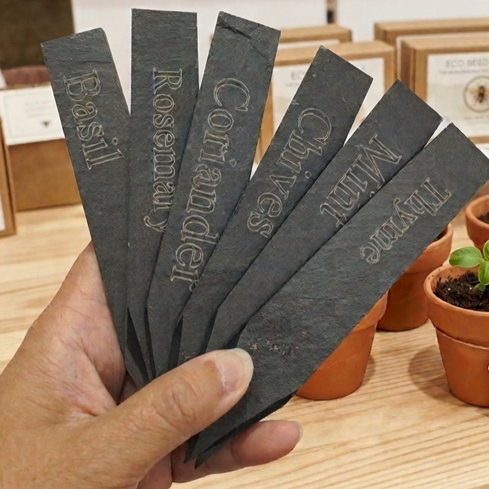 Slate plant marker